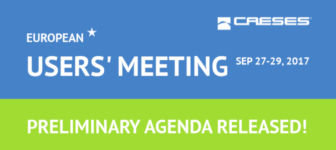 CAESES European Users’ Meeting: Agenda