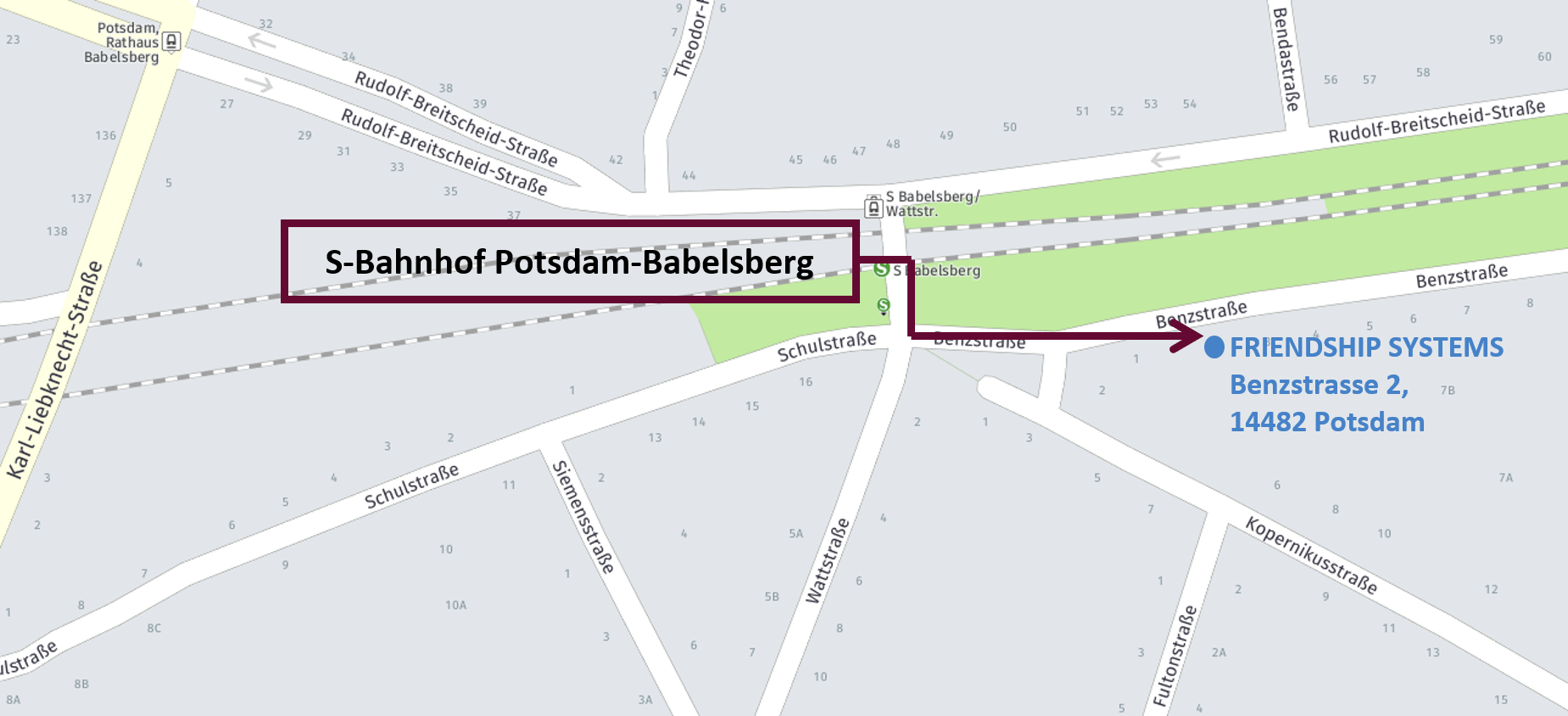 Sbahnhof Babelsberg Friendship Systems